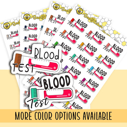 Blood Test Stickers
