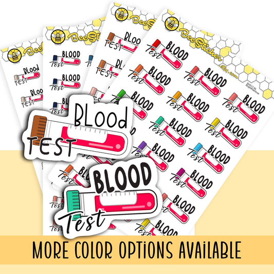 Blood Test Stickers