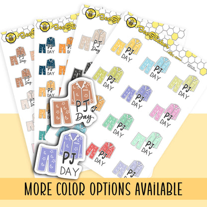 PJ Day Pajama Stickers