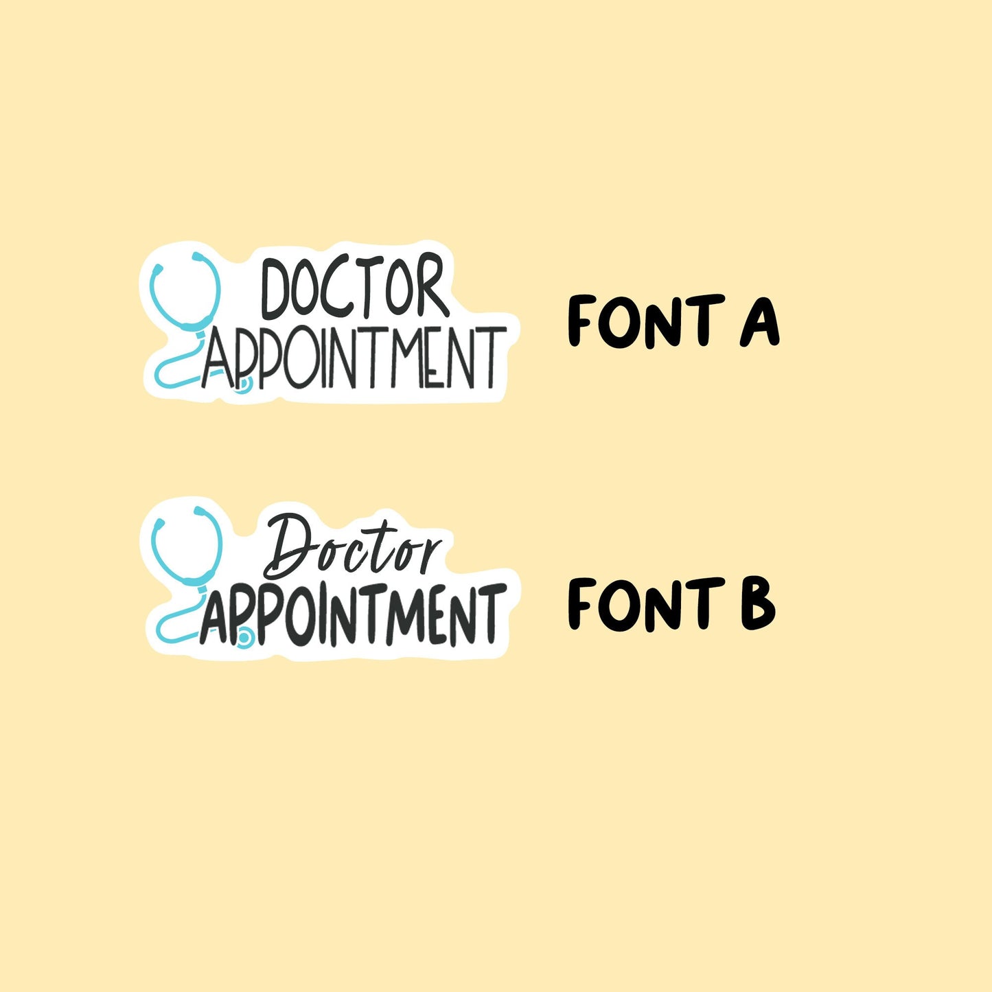 Doctor Appointment Stickers