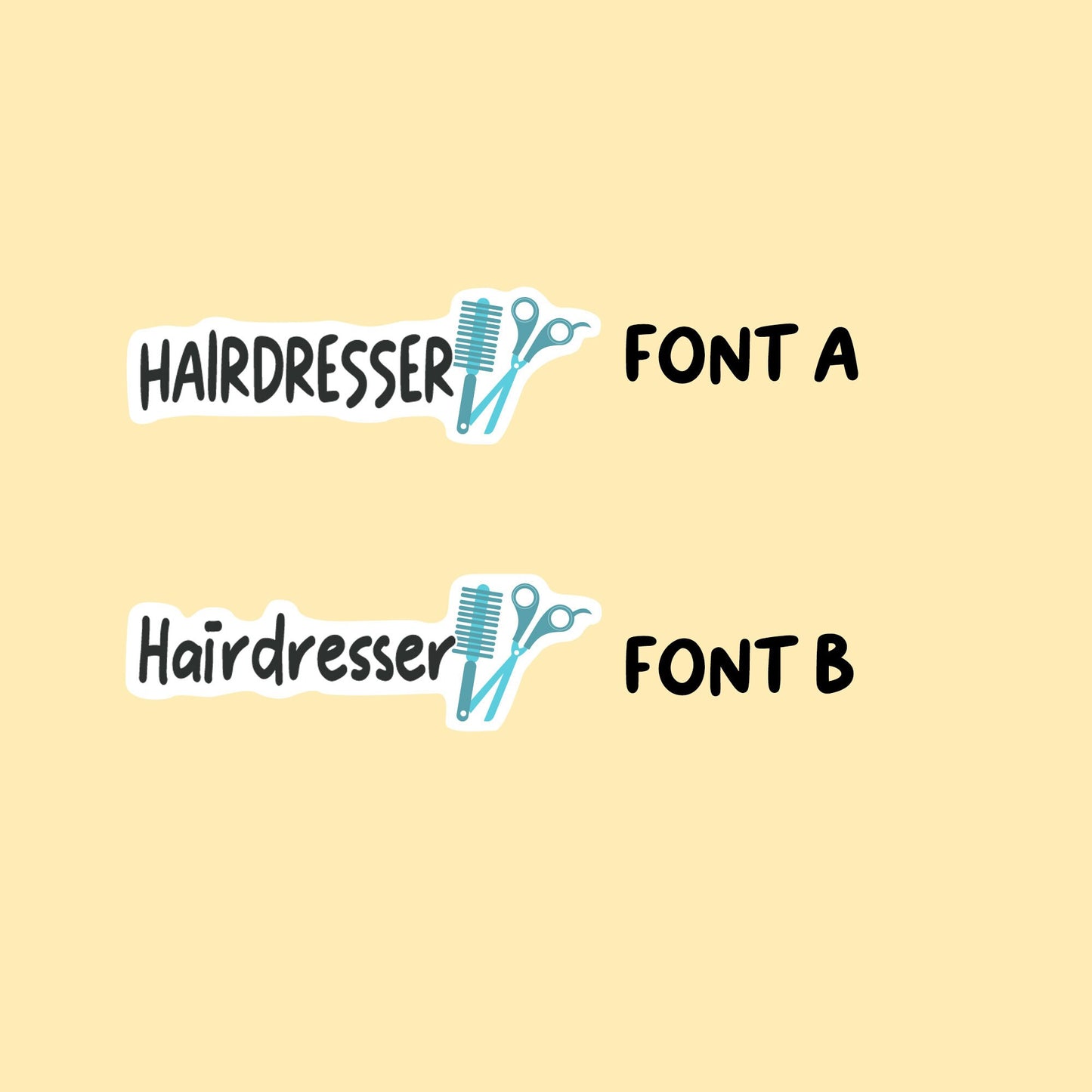 Hairdresser Stickers