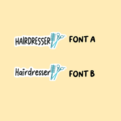 Hairdresser Stickers
