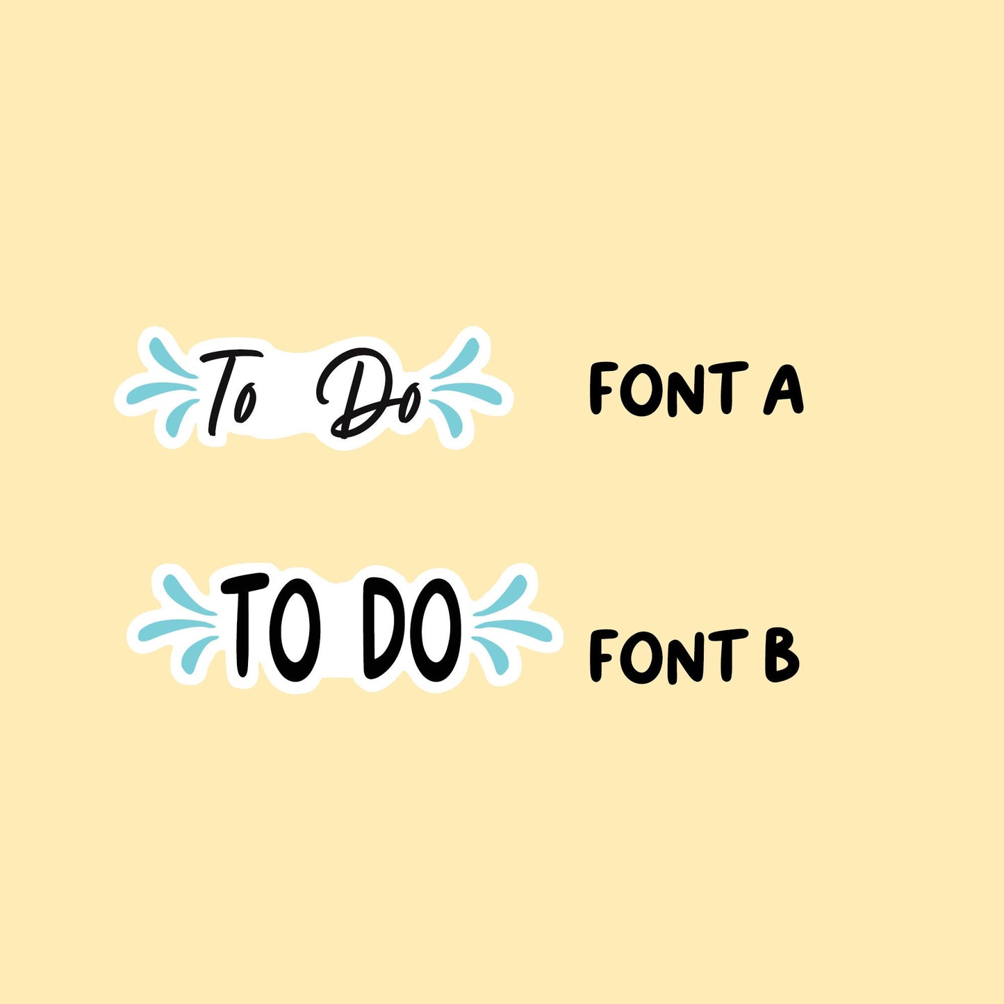 To Do Stickers