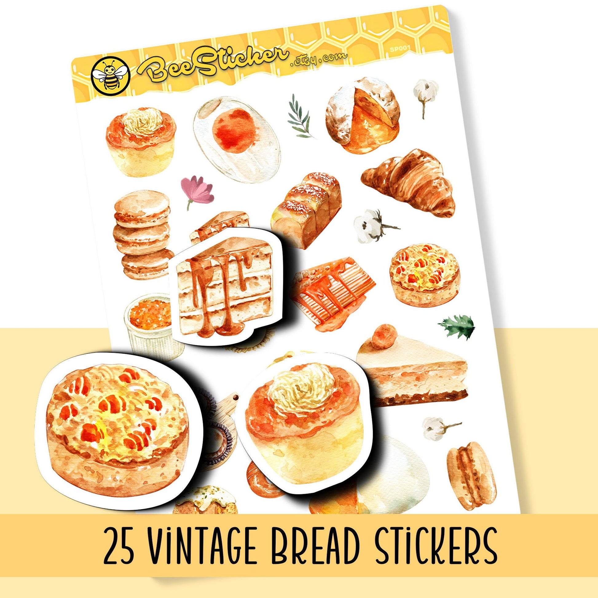 Cake and bread Cuisine Stickers