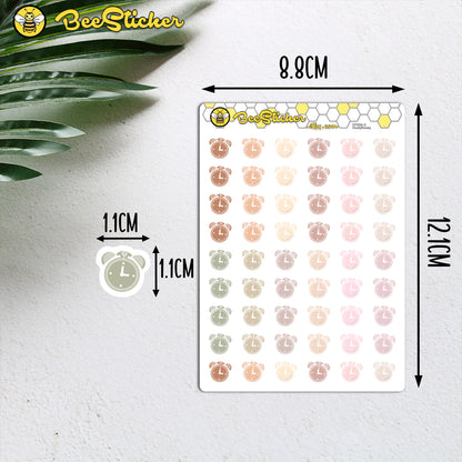 Alarm Clock Icon Stickers