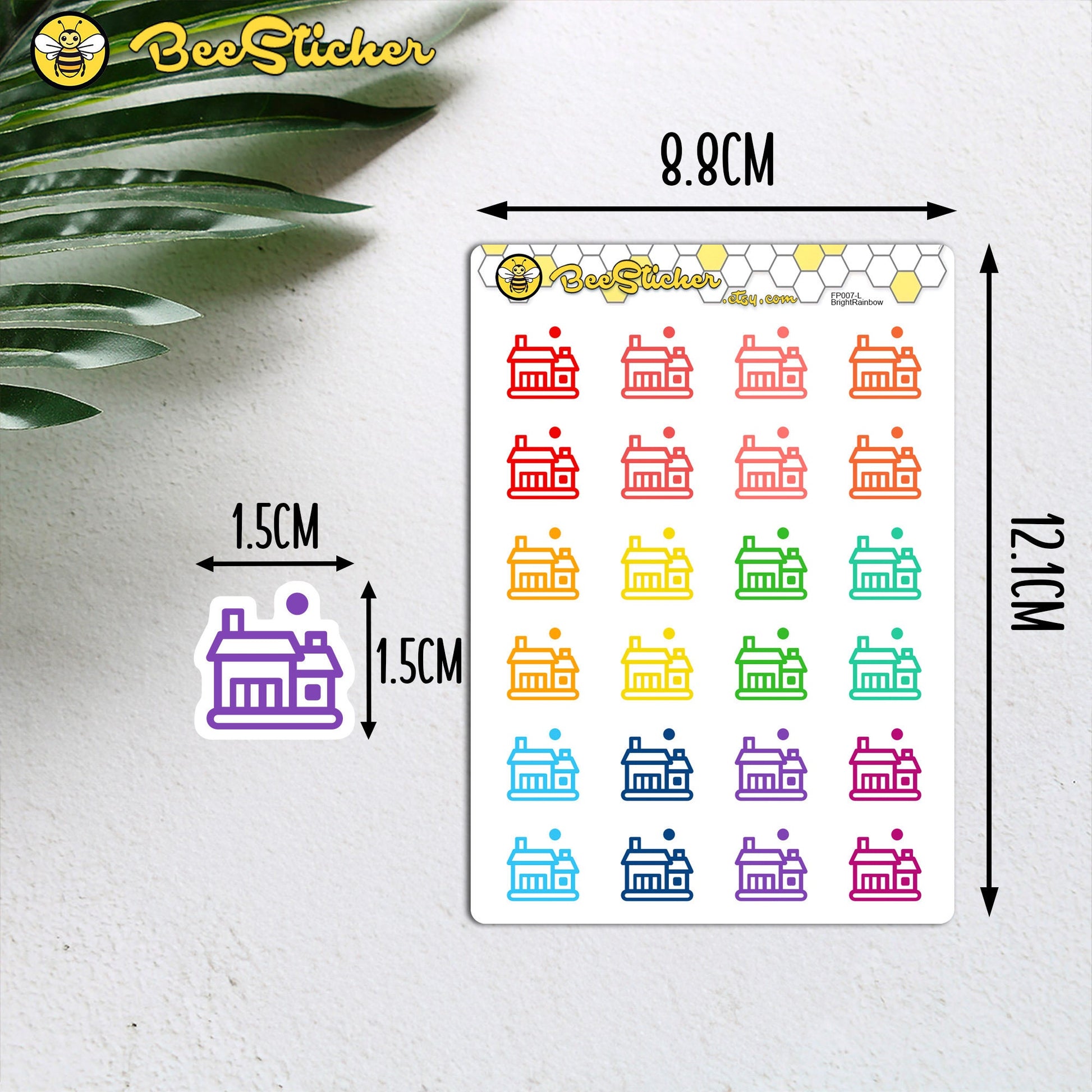 House Icon Stickers