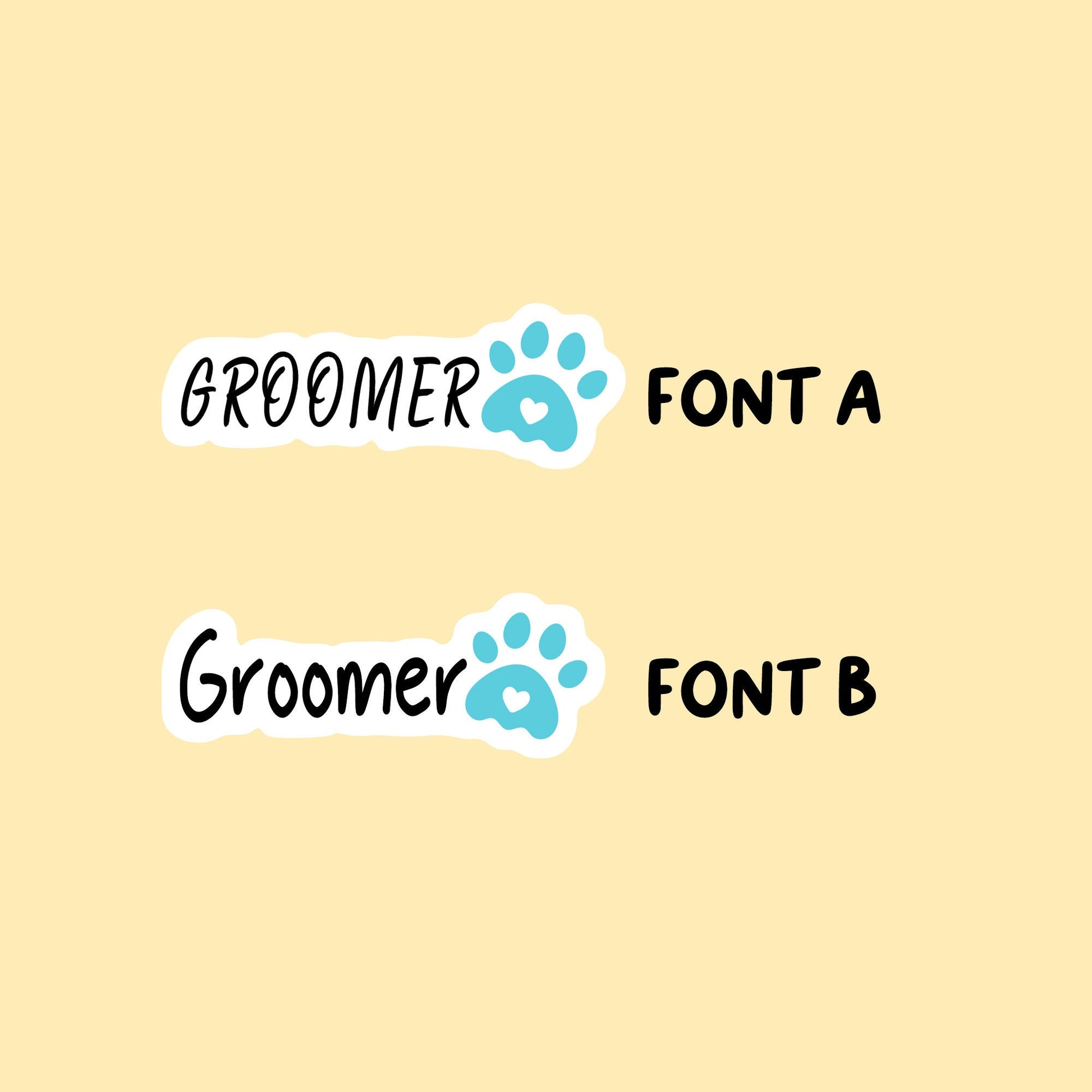 Pet Groomer Stickers | Choose from multiple colors | Planner Stickers | FP010