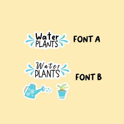 Water Plants Stickers