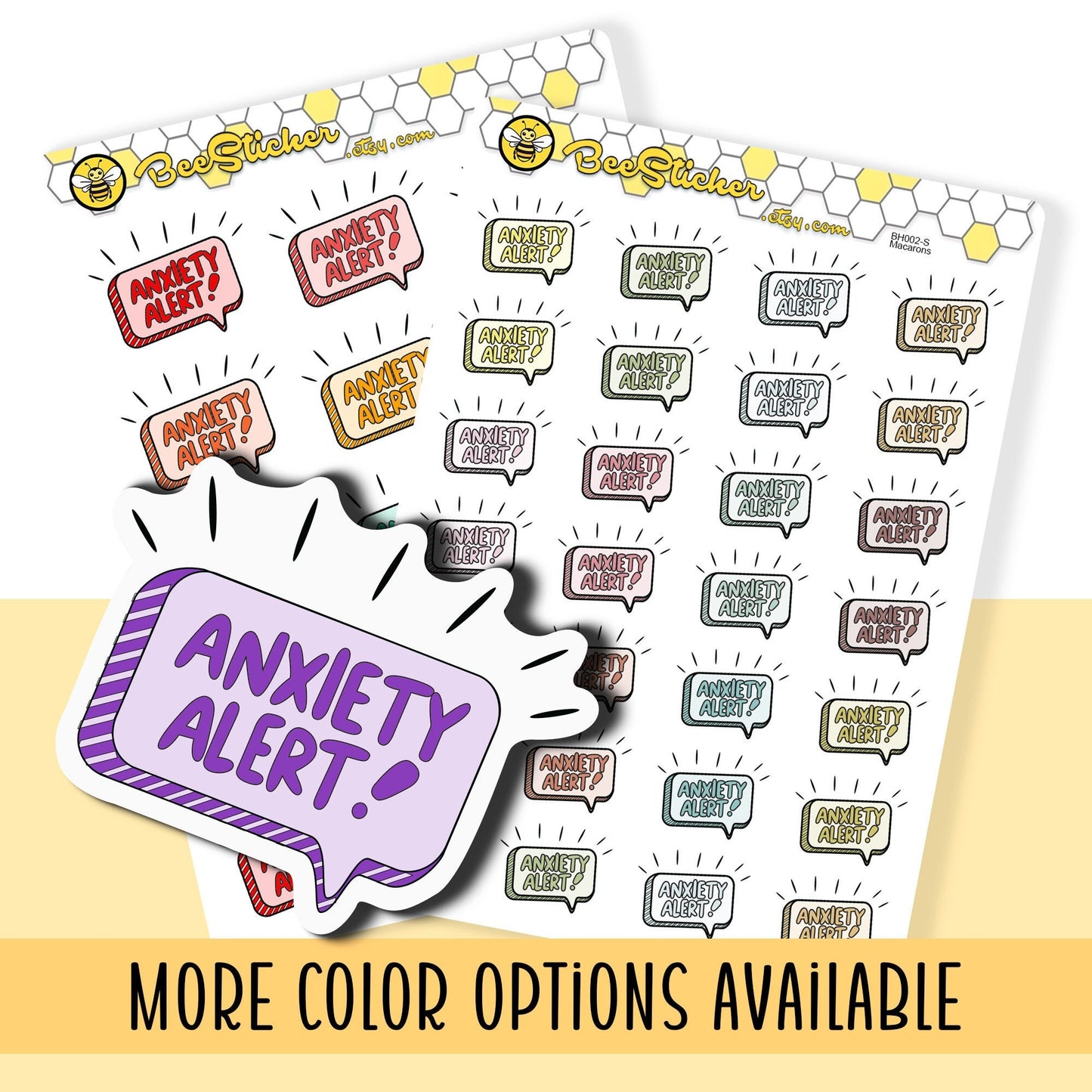 Anxiety Alert Stickers