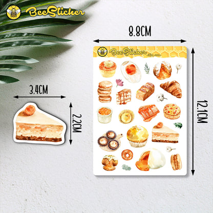 Cake and bread Cuisine Stickers