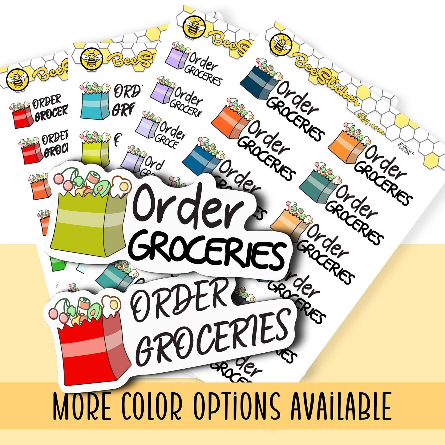 Order Groceries Stickers