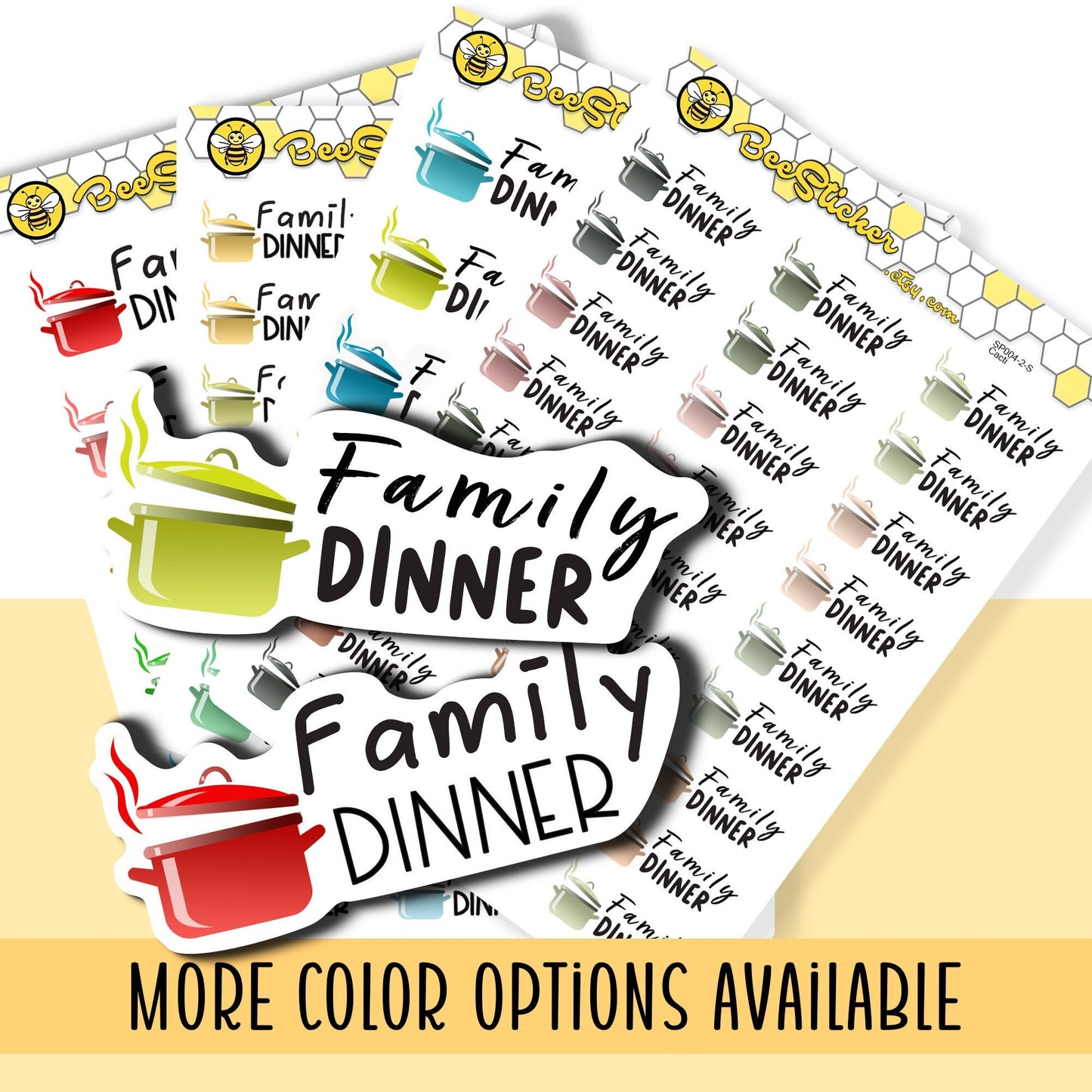 Family Dinner Stickers
