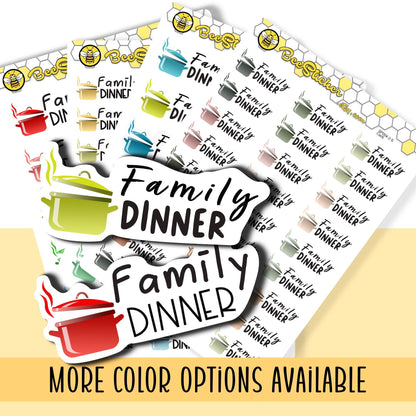 Family Dinner Stickers