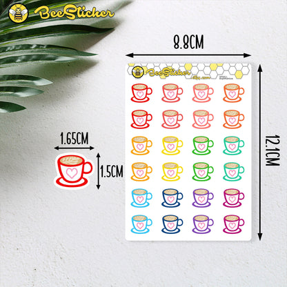 Coffee Mug Icon Stickers