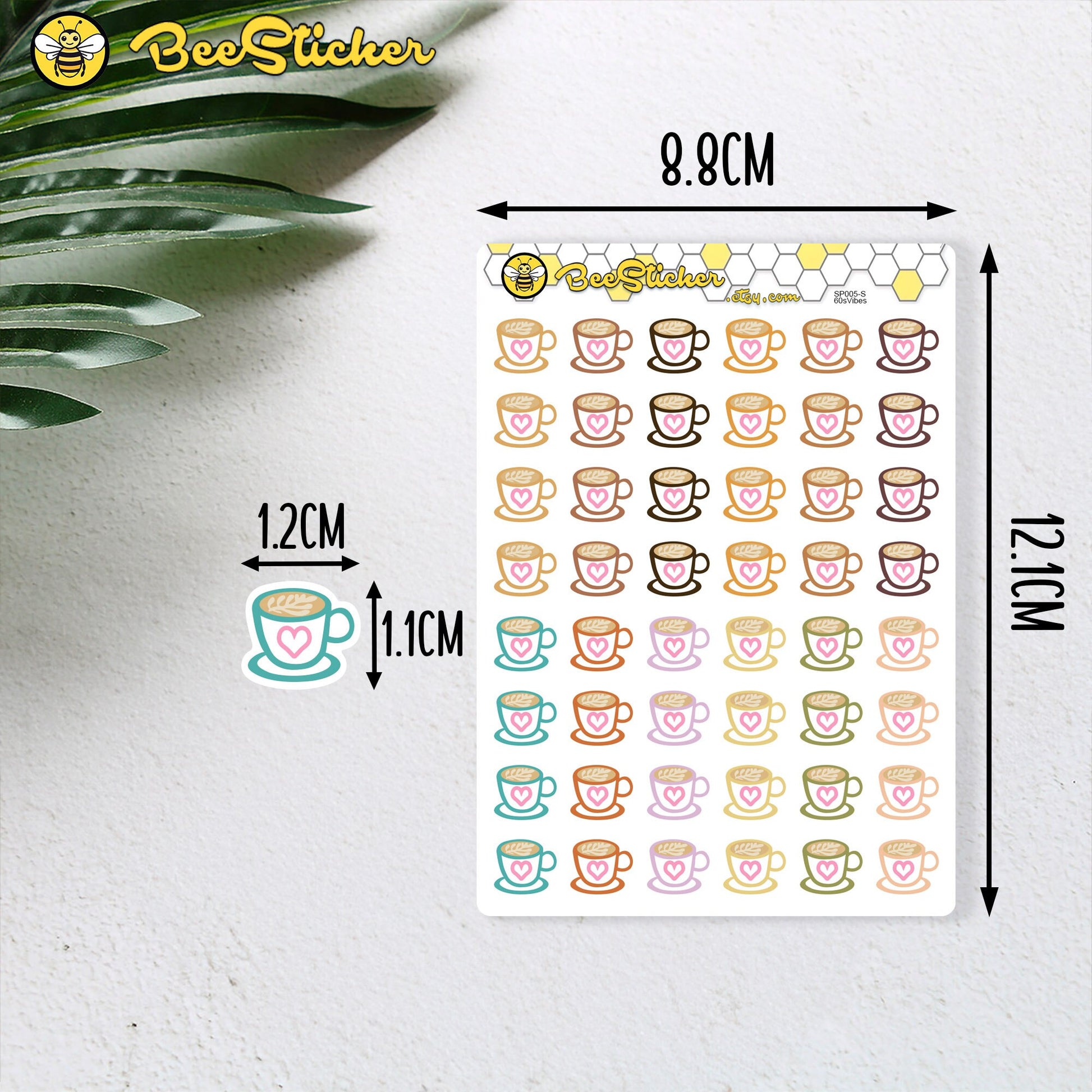 Coffee Mug Icon Stickers