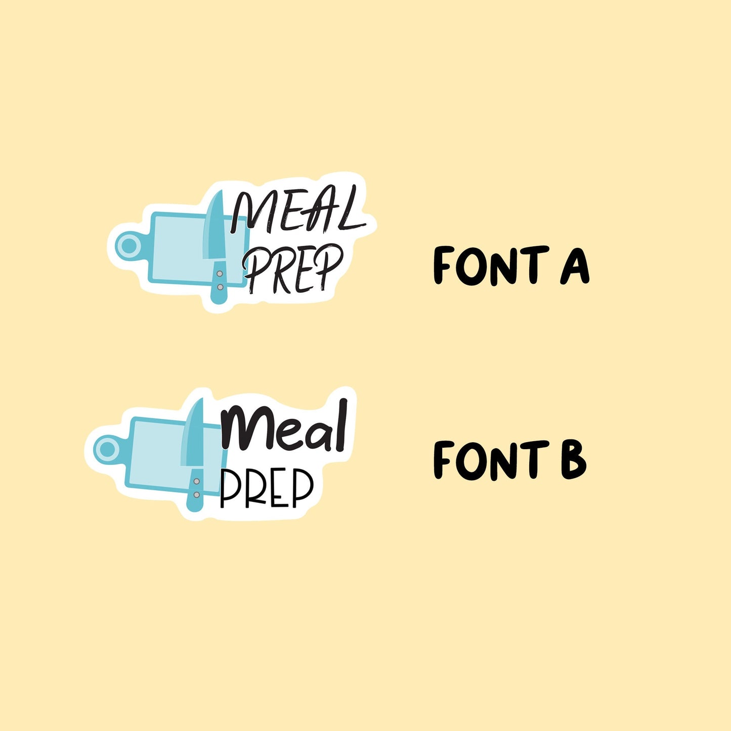 Meal Prep Stickers
