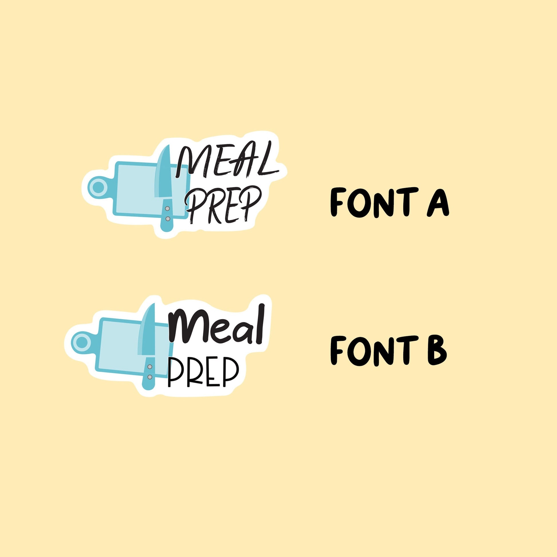Meal Prep Stickers