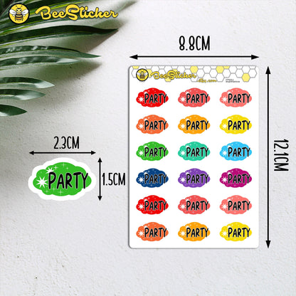 Party Stickers