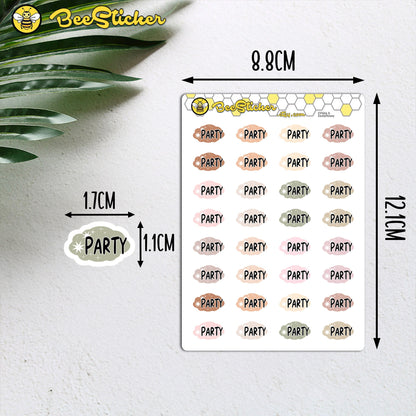 Party Stickers