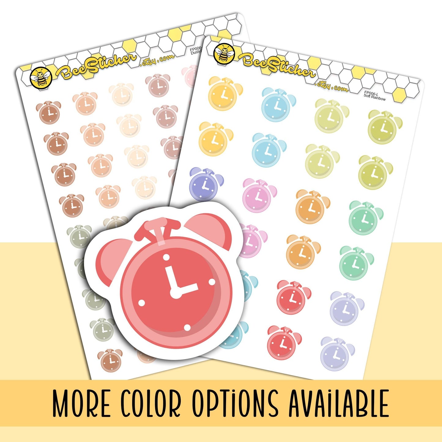 Alarm Clock Icon Stickers