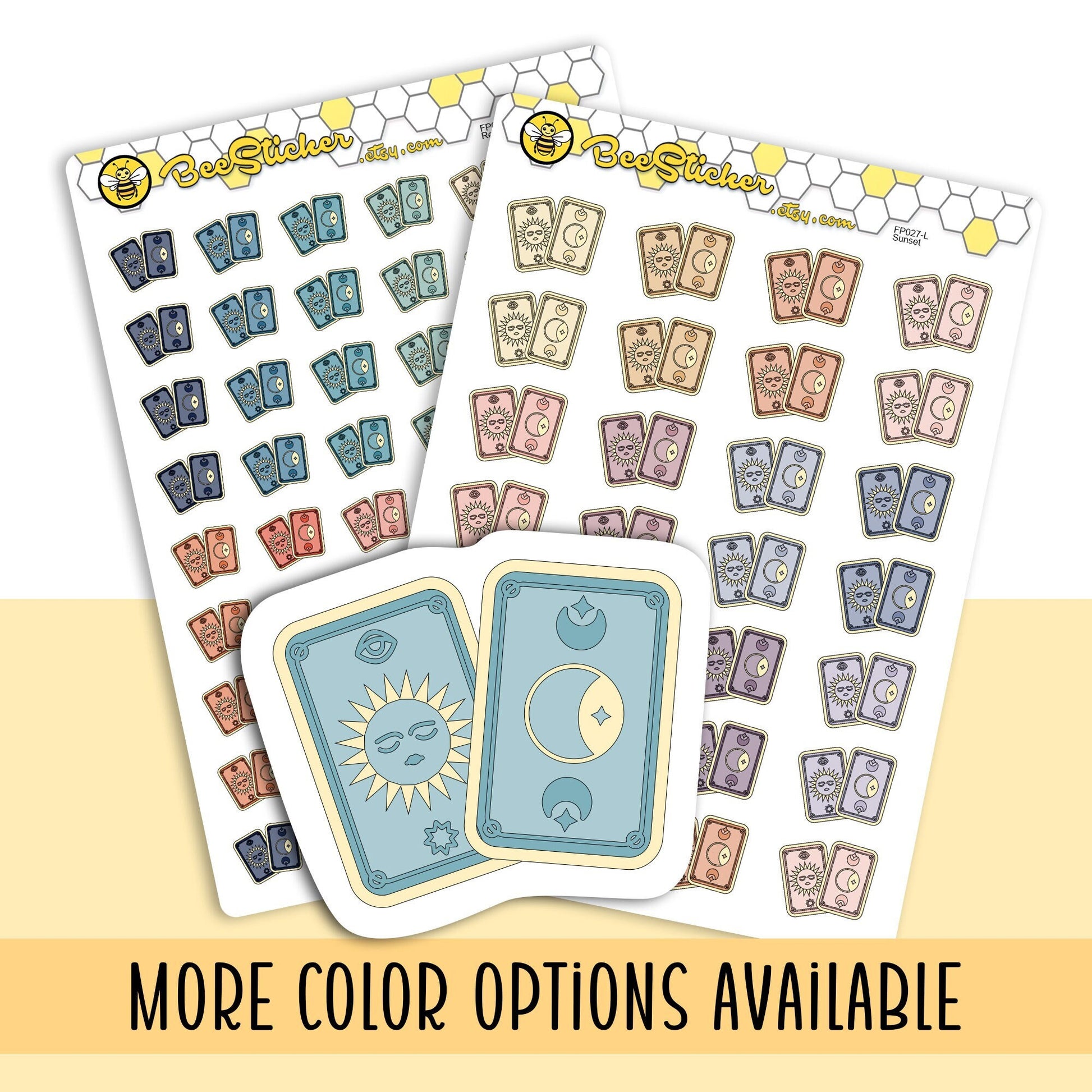 Tarot Card Icon Stickers
