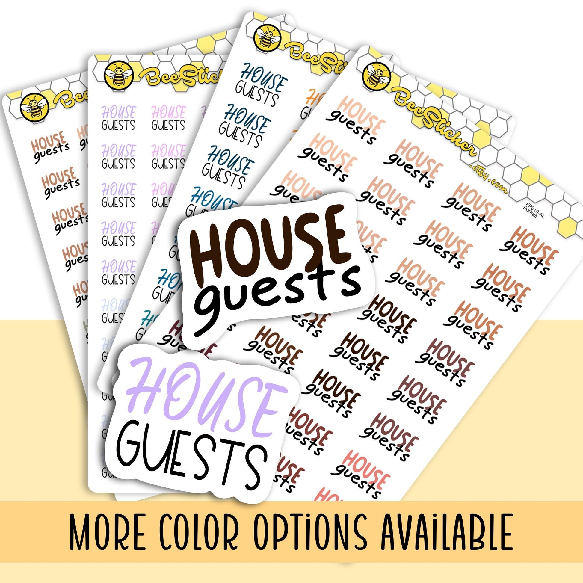 House Guests Planner Stickers
