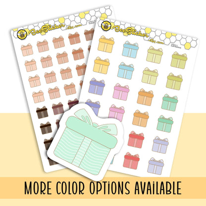 Birthday Icon Stickers | Choose from multiple colors | Planner Stickers | FP031