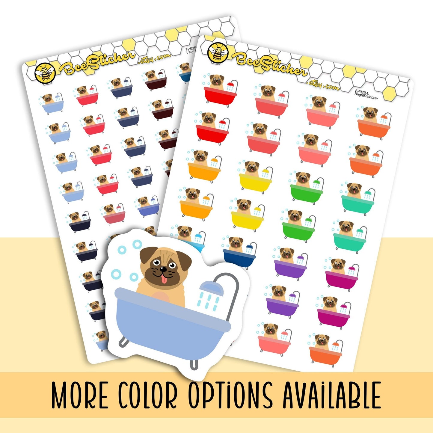 Dog Grooming Stickers | Choose from multiple colors | Planner Stickers | FP029