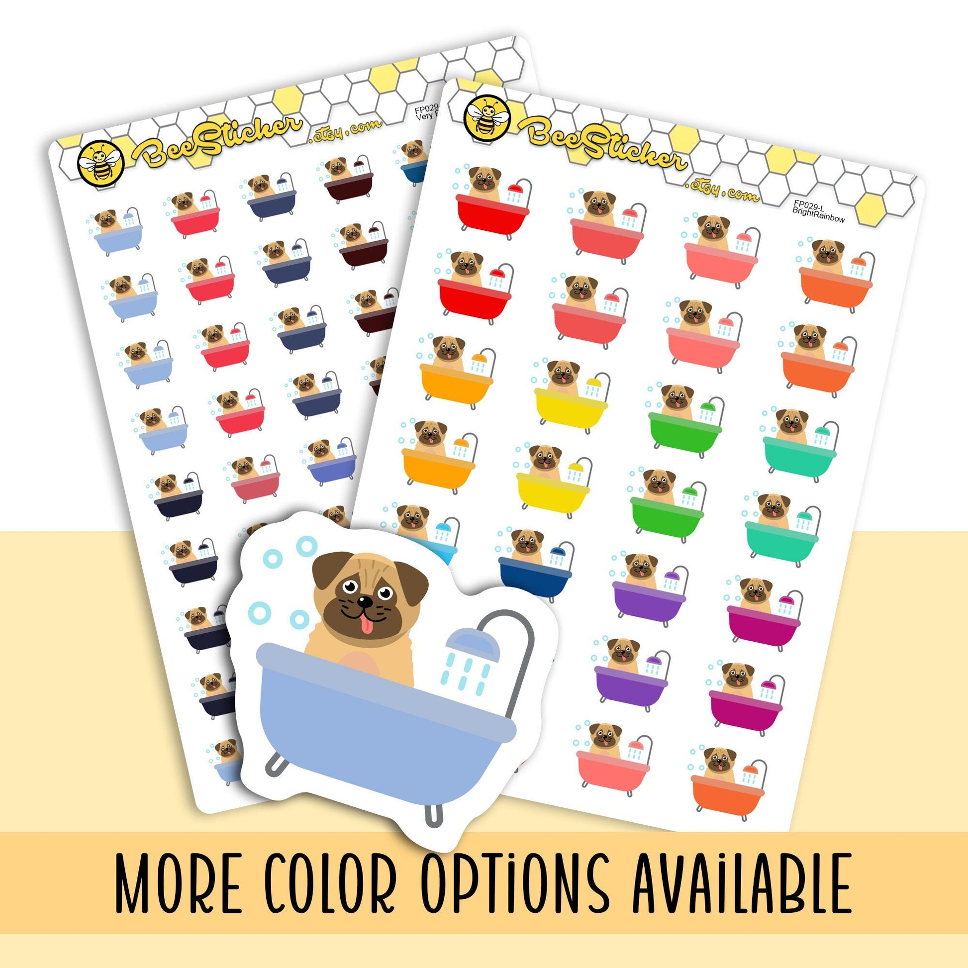 Dog Grooming Stickers | Choose from multiple colors | Planner Stickers | FP029