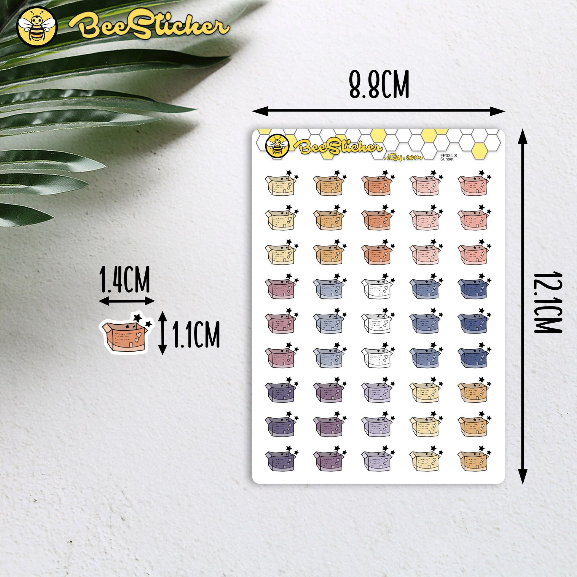 Happy Mail Package Planner Stickers