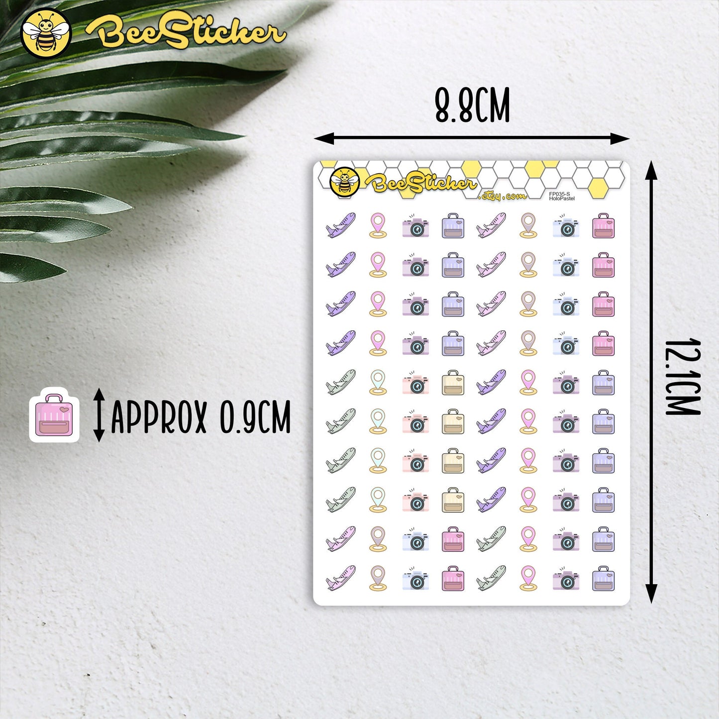 Travel Planner Stickers