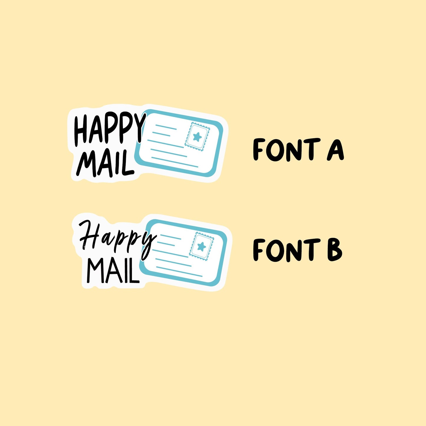 Happy Mail Stickers
