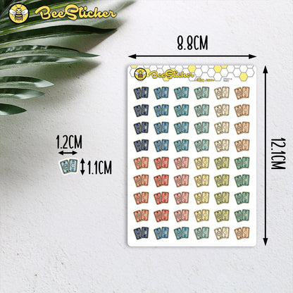 Tarot Card Icon Stickers