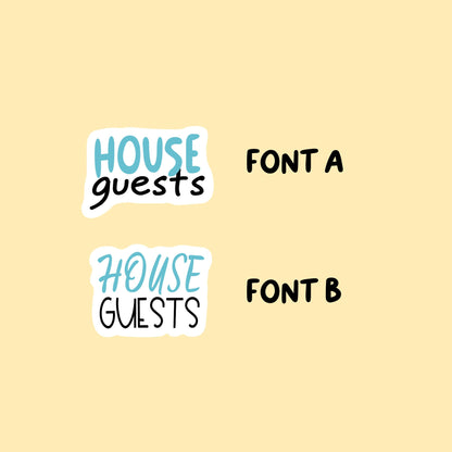 House Guests Planner Stickers