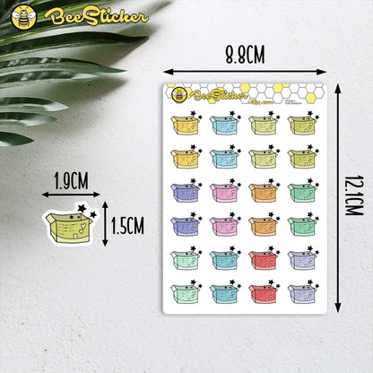 Happy Mail Package Planner Stickers