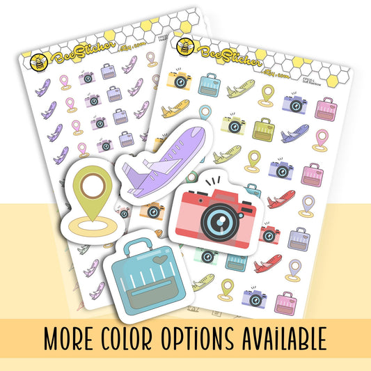 Travel Planner Stickers