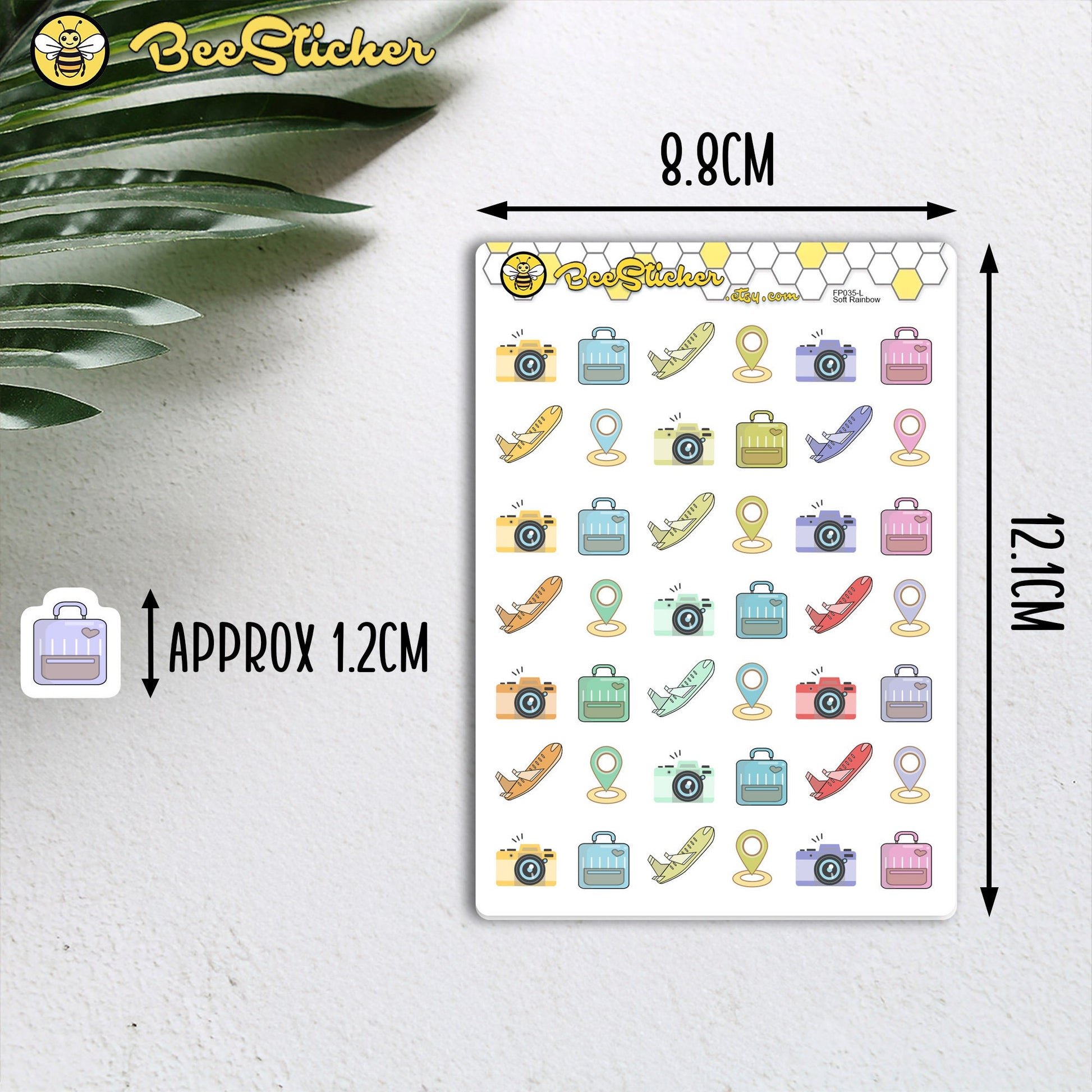 Travel Planner Stickers