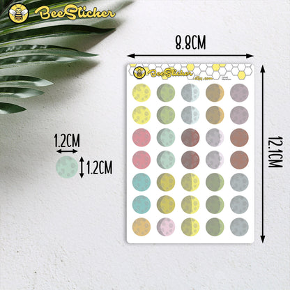Moon Phase Stickers