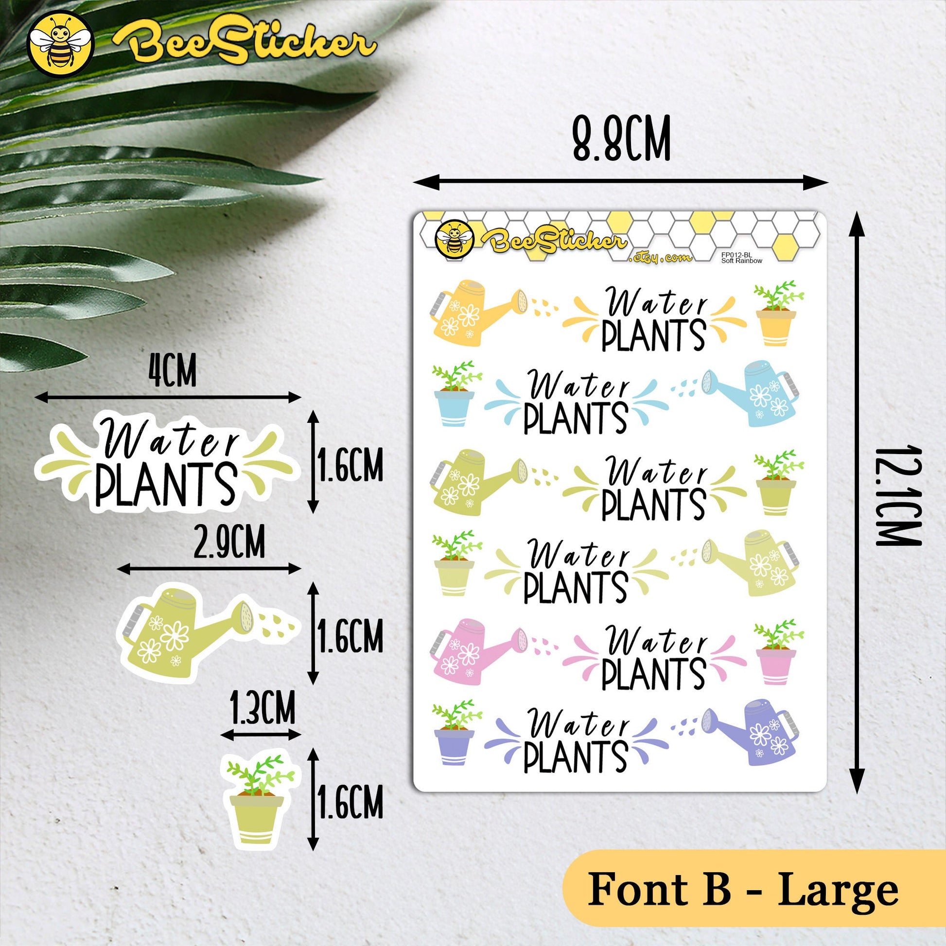 Water Plants Stickers