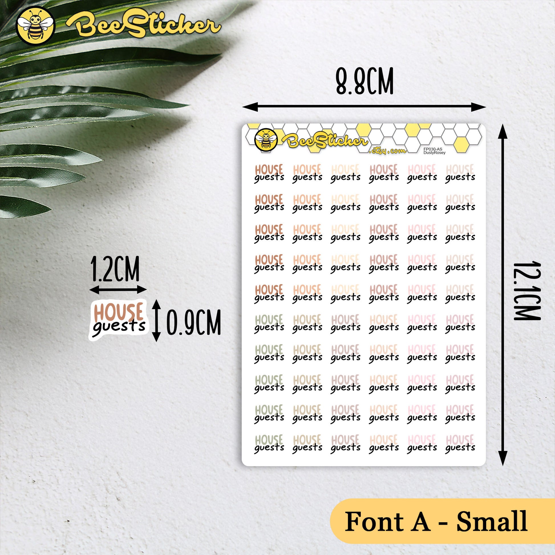 House Guests Planner Stickers