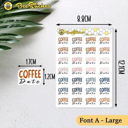 Coffee Date Stickers