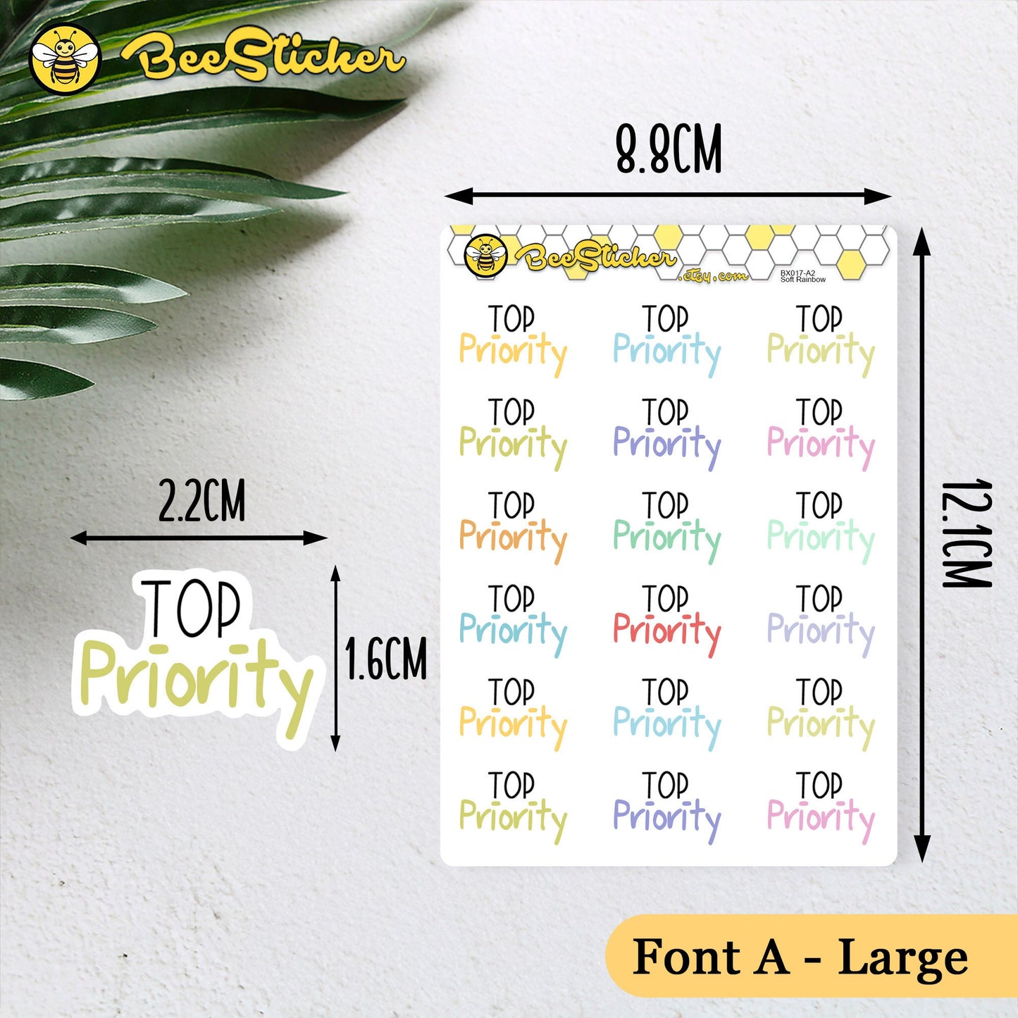Top Priority Stickers