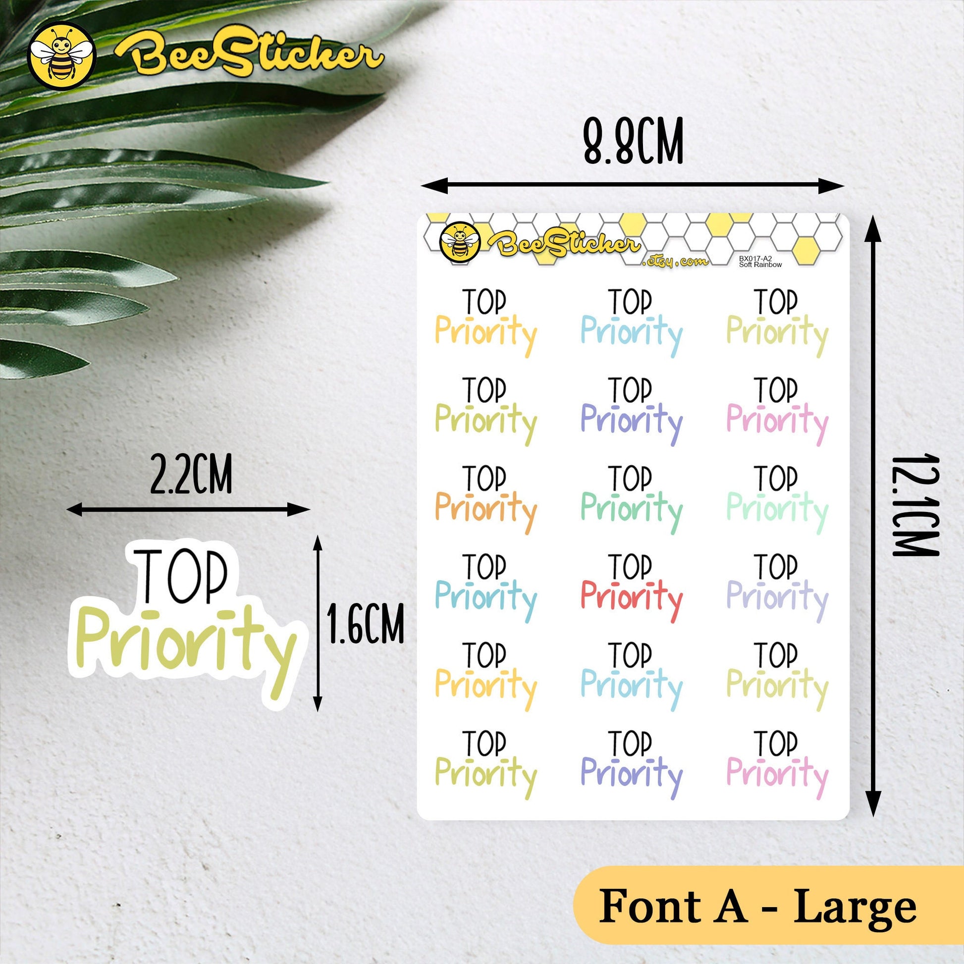 Top Priority Stickers
