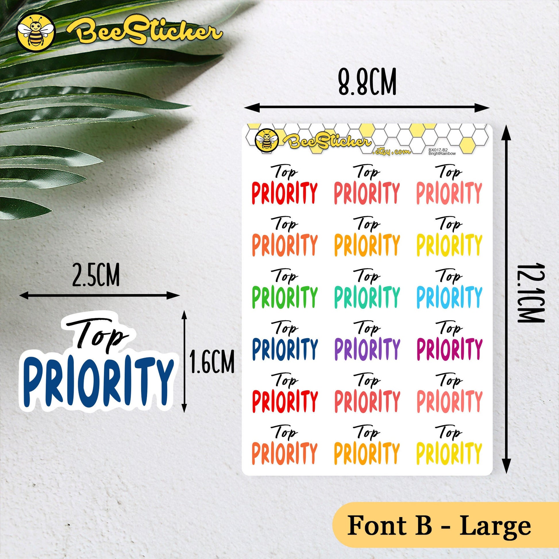 Top Priority Stickers
