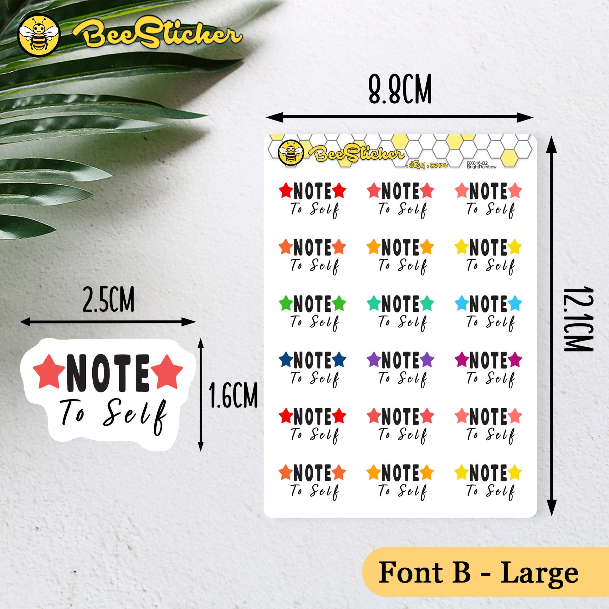 Note To Self Stickers