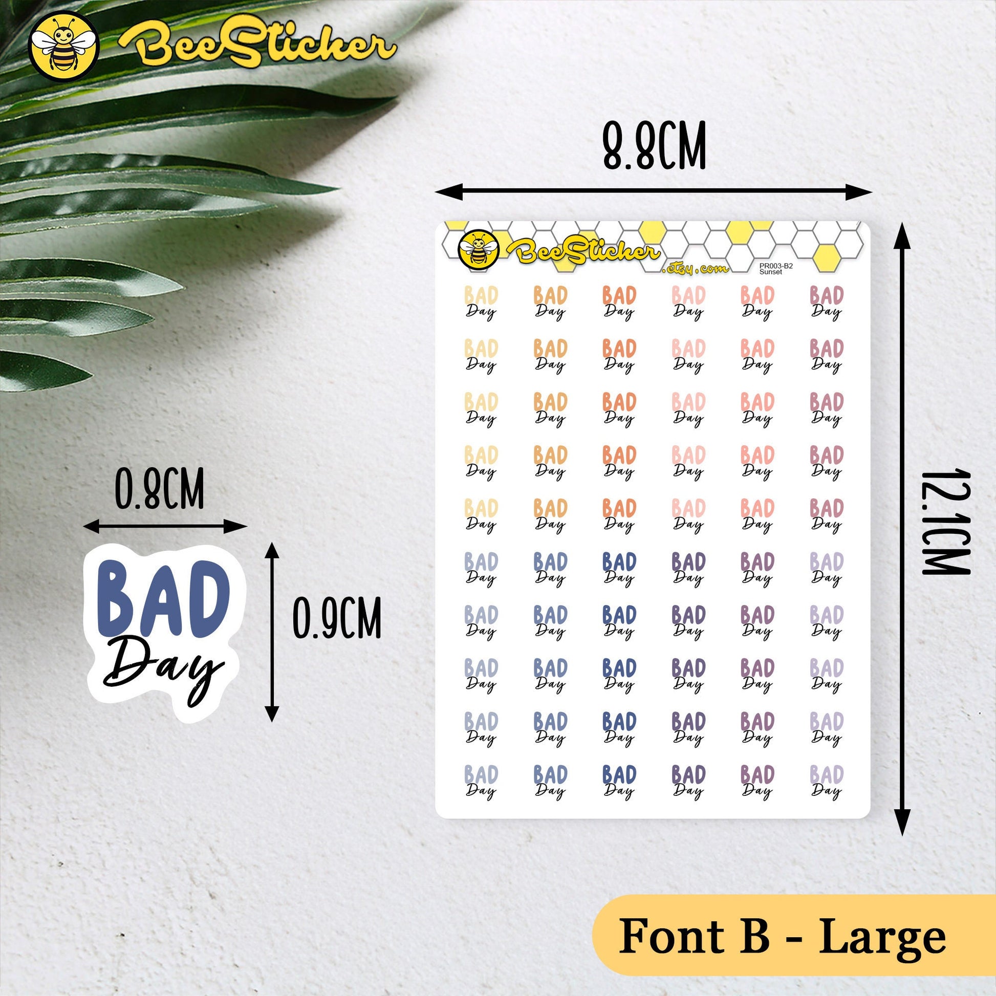 Bad Day Stickers
