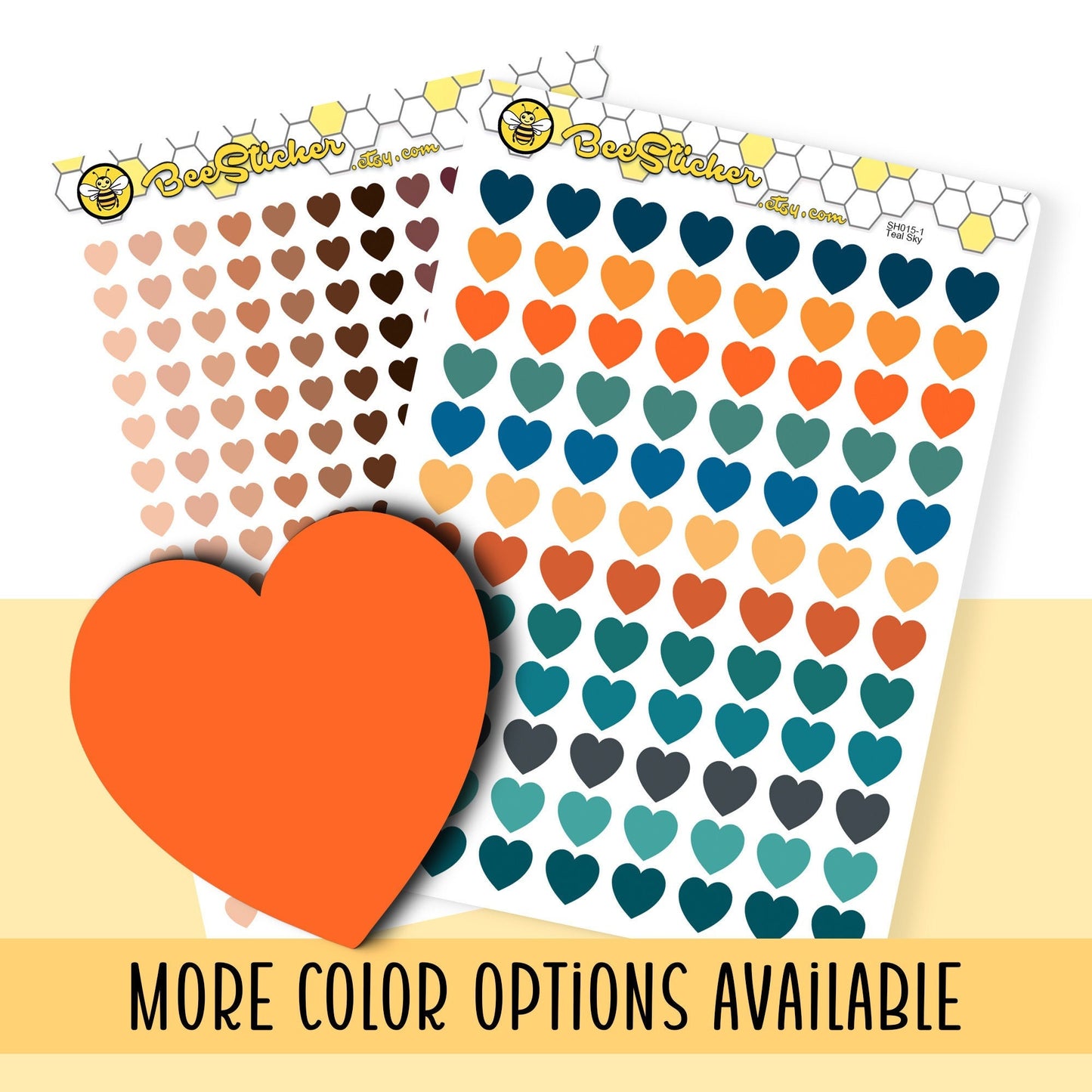 Heart Stickers | Choose from multiple colors | Planner Stickers | SH005