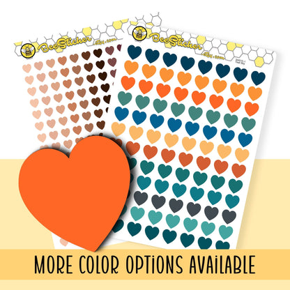 Heart Stickers | Choose from multiple colors | Planner Stickers | SH005