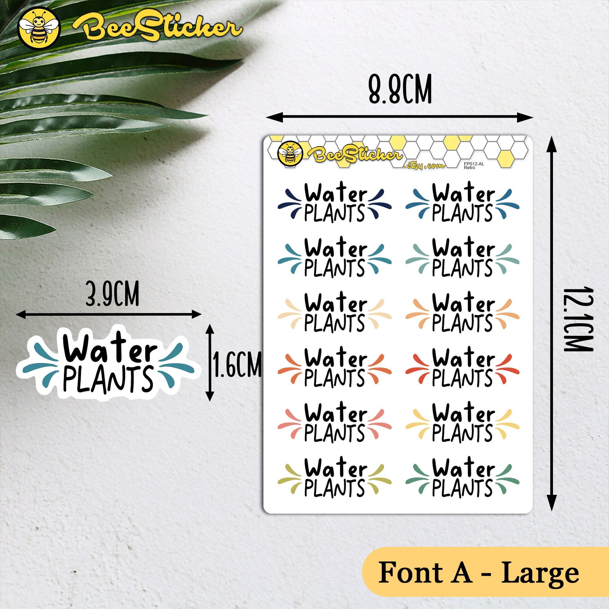 Water Plants Stickers