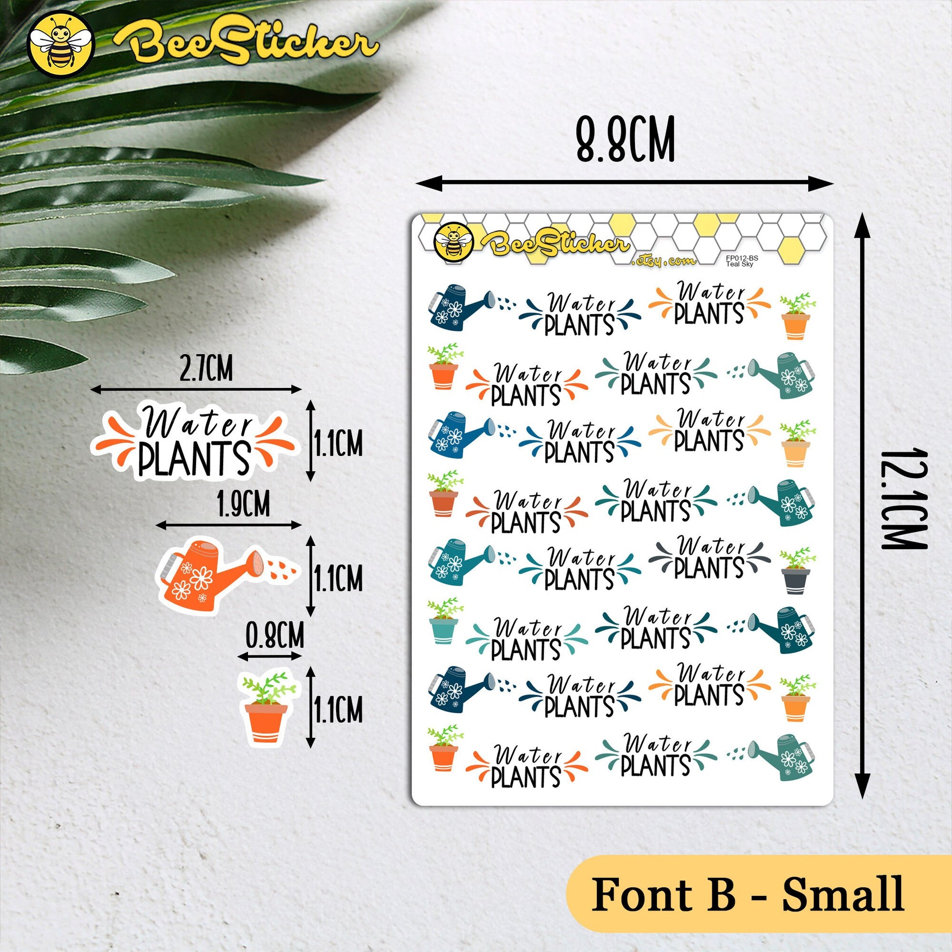 Water Plants Stickers
